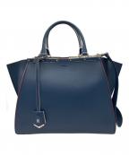 FENDIフェンディ）の古着「トロワジュール 2WAYバッグ」｜ネイビー