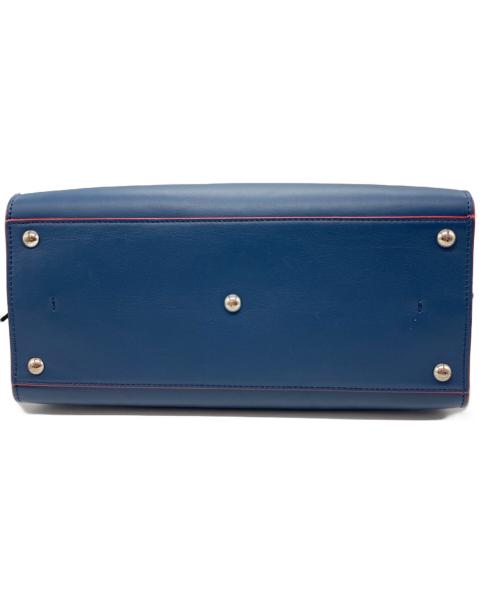 FENDI（フェンディ）FENDI (フェンディ) トロワジュール 2WAYバッグ ネイビーの古着・服飾アイテム