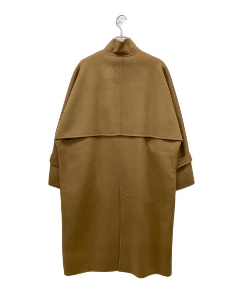 VERMEIL par iena（ヴェルメイユ パー イエナ）VERMEIL par iena (ヴェルメイユ パー イエナ) スーパー120s 両面ビーバーロングコート ブラウン サイズ:36の古着・服飾アイテム