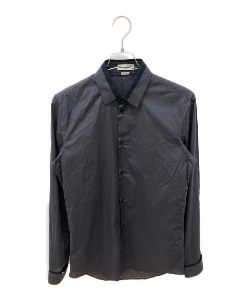 BALENCIAGA（バレンシアガ）BALENCIAGA (バレンシアガ) チェックシャツ グレー サイズ:38の古着・服飾アイテム