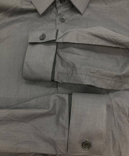 BALENCIAGA（バレンシアガ）BALENCIAGA (バレンシアガ) チェックシャツ グレー サイズ:38の古着・服飾アイテム
