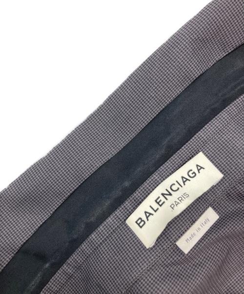 BALENCIAGA（バレンシアガ）BALENCIAGA (バレンシアガ) チェックシャツ グレー サイズ:38の古着・服飾アイテム