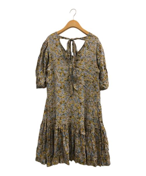 No.6 store（ナンバーシックスストア）No.6 Store (ナンバーシックスストア) レーヨン IRIS バックリボンワンピース マルチカラー サイズ:Sの古着・服飾アイテム