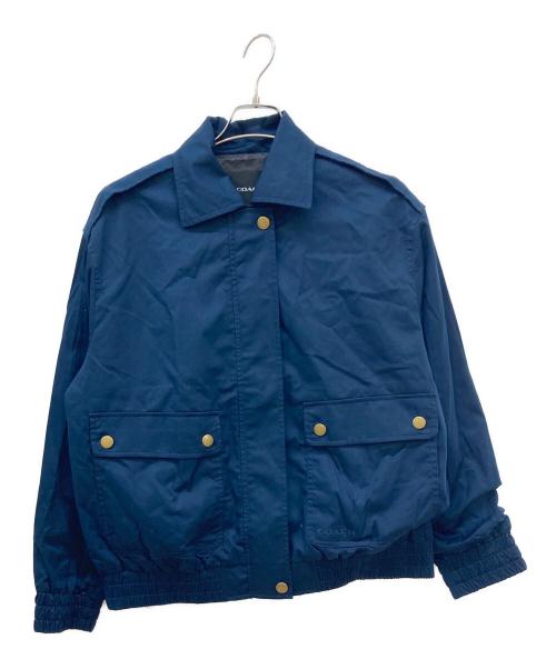 COACH（コーチ）COACH (コーチ) スナップフロントハリントンボンバー ネイビー サイズ:S 未使用品の古着・服飾アイテム