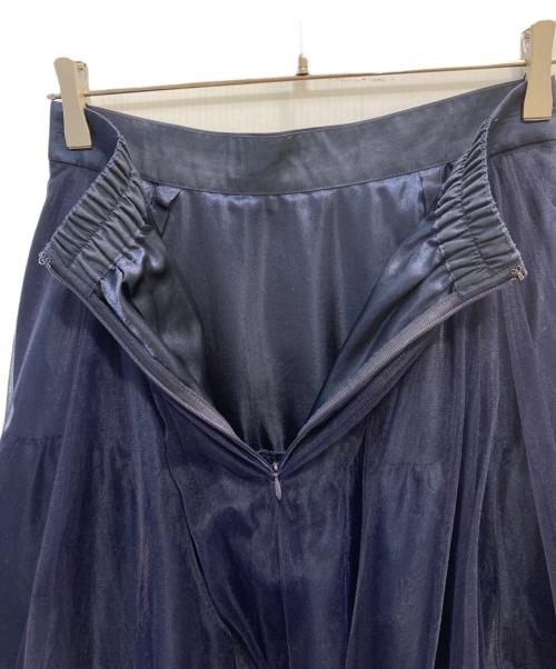 JUSGLITTY（ジャスグリッティー）JUSGLITTY (ジャスグリッティー) スターライトチュールスカート ネイビー サイズ:2 未使用品の古着・服飾アイテム