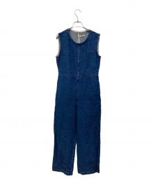 CLANE（クラネ）の古着「BACK OPEN DENIM ALL IN ONE」｜インディゴ
