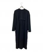 ENFOLDエンフォルド）の古着「PIN-TACK DRESS」｜ブラック