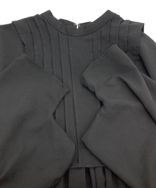 ENFOLD（エンフォルド）ENFOLD (エンフォルド) PIN-TACK DRESS ブラック サイズ:38の古着・服飾アイテム