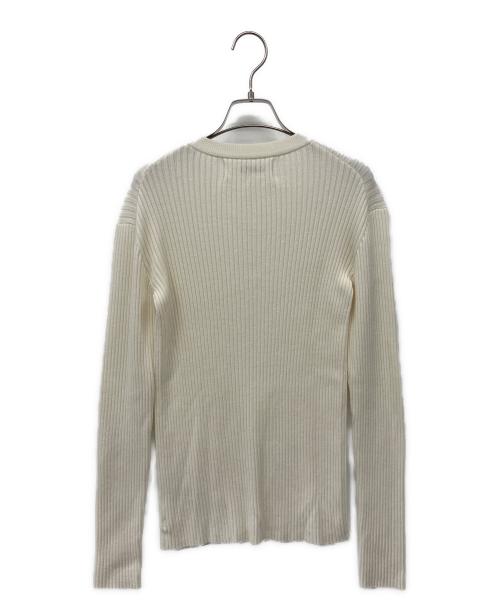CODE A（コードエー）CODE A (コードエー) fronthook knit cardigan ホワイト サイズ:Freeの古着・服飾アイテム