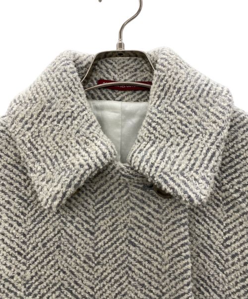 Comptoir des Cotonniers（コントワー・デ・コトニエ）Comptoir des Cotonniers (コントワー・デ・コトニエ) UNIQLO (ユニクロ) ウールツィードミドルコート グレー サイズ:JP9の古着・服飾アイテム