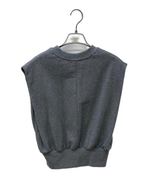 3.1 phillip lim（スリーワンフィリップリム）3.1 phillip lim (スリーワンフィリップリム) SL フレンチテリー シャーリングトップ グレー サイズ:XSの古着・服飾アイテム