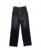 RED CARDレッドカード）の古着「MM66 ハイライズストレートデニム」｜ブラック