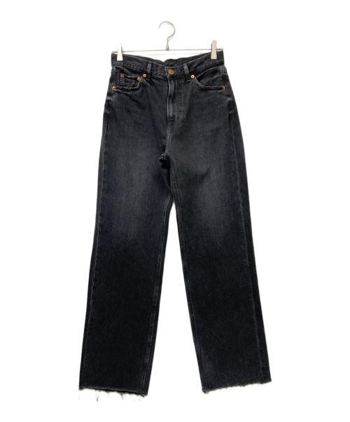 RED CARD（レッドカード）RED CARD (レッドカード) MM66 ハイライズストレートデニム ブラック サイズ:25の古着・服飾アイテム
