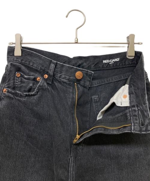 RED CARD（レッドカード）RED CARD (レッドカード) MM66 ハイライズストレートデニム ブラック サイズ:25の古着・服飾アイテム