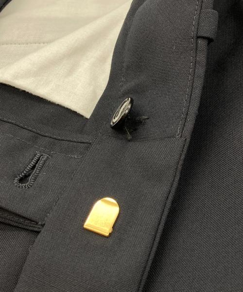 MADISON BLUE（マディソンブルー）MADISON BLUE (マディソンブルー) ローウエストワイドレッグパンツ ネイビー サイズ:00の古着・服飾アイテム