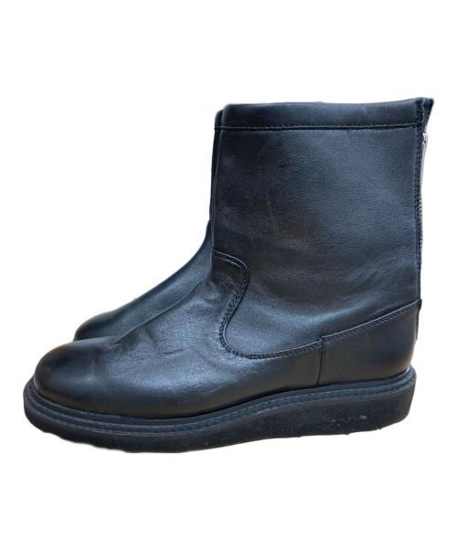 Caminando（カミナンド）Caminando (カミナンド) TRECK SOLE BACK ZIP BOOTS/トレック　ソール　バック　ジップ　ブーツ ブラック サイズ:7の古着・服飾アイテム