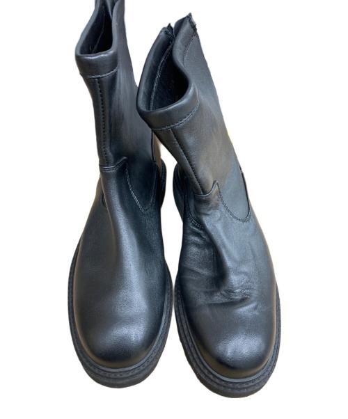 Caminando（カミナンド）Caminando (カミナンド) TRECK SOLE BACK ZIP BOOTS/トレック　ソール　バック　ジップ　ブーツ ブラック サイズ:7の古着・服飾アイテム