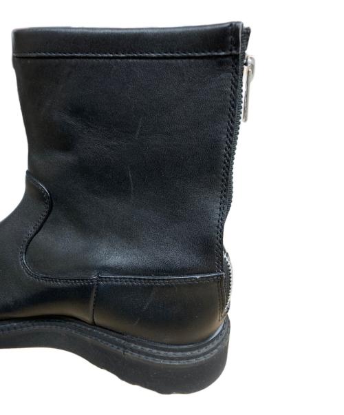 Caminando（カミナンド）Caminando (カミナンド) TRECK SOLE BACK ZIP BOOTS/トレック　ソール　バック　ジップ　ブーツ ブラック サイズ:7の古着・服飾アイテム