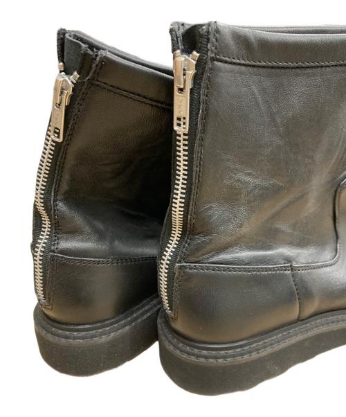 Caminando（カミナンド）Caminando (カミナンド) TRECK SOLE BACK ZIP BOOTS/トレック　ソール　バック　ジップ　ブーツ ブラック サイズ:7の古着・服飾アイテム