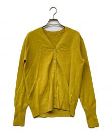 SOEJU（ソージュ）の古着「Vネックニットカーディガン」｜マスタード
