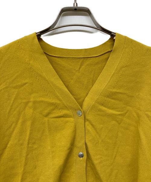 SOEJU（ソージュ）SOEJU (ソージュ) Vネックニットカーディガン マスタード サイズ:Mの古着・服飾アイテム