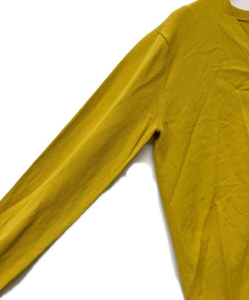 SOEJU（ソージュ）SOEJU (ソージュ) Vネックニットカーディガン マスタード サイズ:Mの古着・服飾アイテム