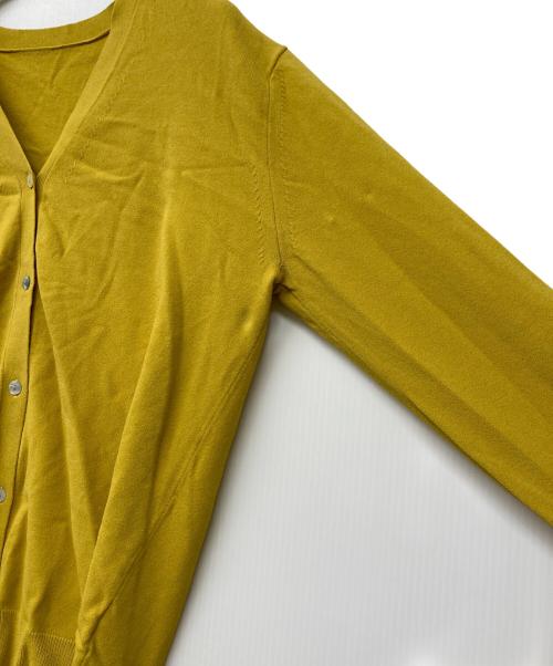 SOEJU（ソージュ）SOEJU (ソージュ) Vネックニットカーディガン マスタード サイズ:Mの古着・服飾アイテム