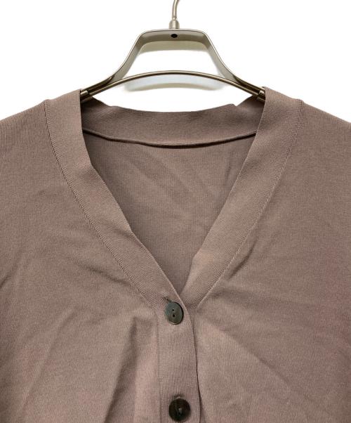 SOEJU（ソージュ）SOEJU (ソージュ) Vネックショートニットカーディガン ブラウン サイズ:Freeの古着・服飾アイテム