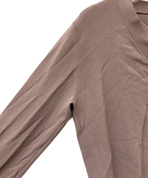 SOEJU（ソージュ）SOEJU (ソージュ) Vネックショートニットカーディガン ブラウン サイズ:Freeの古着・服飾アイテム