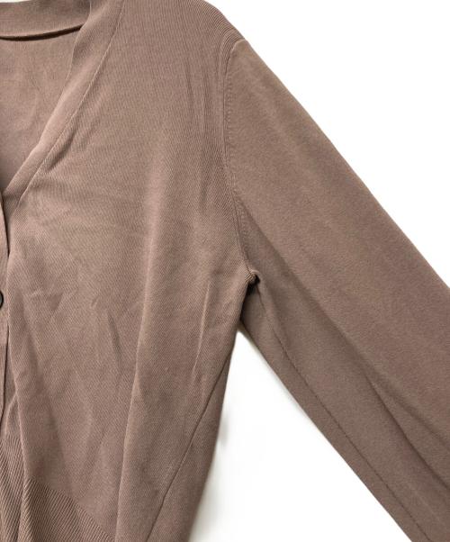 SOEJU（ソージュ）SOEJU (ソージュ) Vネックショートニットカーディガン ブラウン サイズ:Freeの古着・服飾アイテム