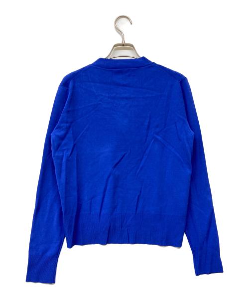 SOEJU（ソージュ）SOEJU (ソージュ) Vネックショートニットカーディガン ブルー サイズ:Freeの古着・服飾アイテム