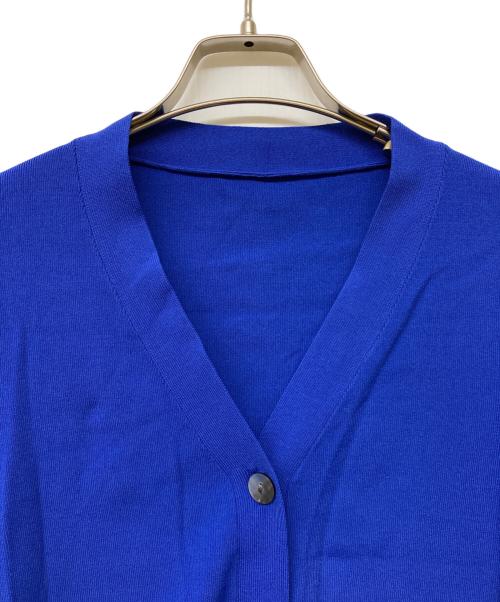 SOEJU（ソージュ）SOEJU (ソージュ) Vネックショートニットカーディガン ブルー サイズ:Freeの古着・服飾アイテム
