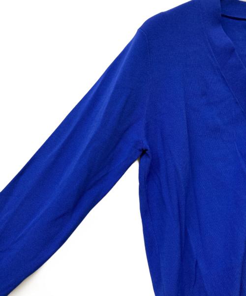 SOEJU（ソージュ）SOEJU (ソージュ) Vネックショートニットカーディガン ブルー サイズ:Freeの古着・服飾アイテム