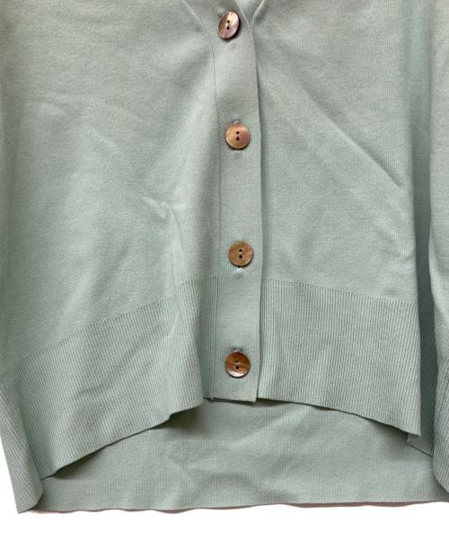 SOEJU（ソージュ）SOEJU (ソージュ) Vネックショートニットカーディガン ミント サイズ:Freeの古着・服飾アイテム