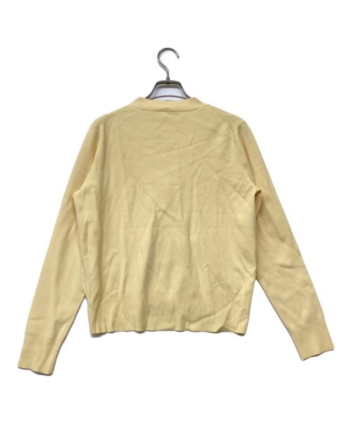 SOEJU（ソージュ）SOEJU (ソージュ) Vネックショートニットカーディガン イエロー サイズ:Freeの古着・服飾アイテム