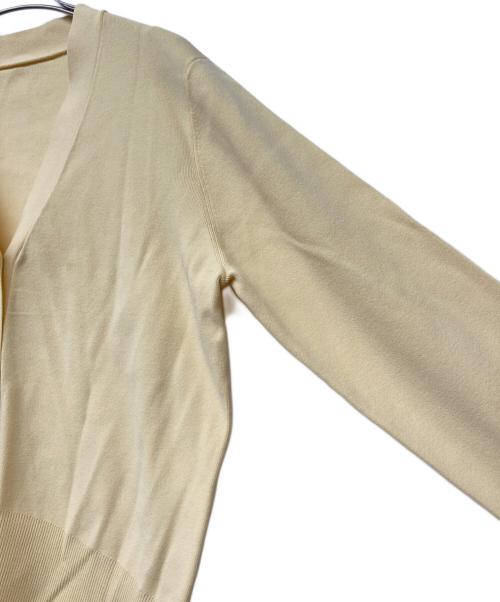 SOEJU（ソージュ）SOEJU (ソージュ) Vネックショートニットカーディガン イエロー サイズ:Freeの古着・服飾アイテム