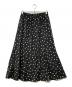 URBAN RESEARCH DOORS（アーバンリサーチドアーズ）の古着「ドットプリントフレアスカート」｜ブラック
