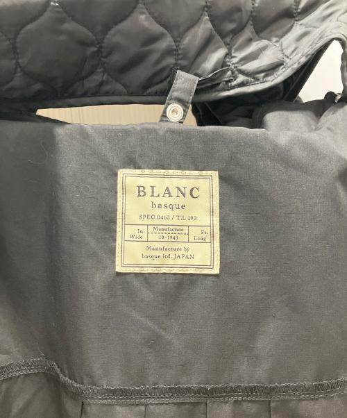 blanc basque（ブランバスク）blanc basque (ブランバスク) 中綿ライナー付モッズコート ブラック サイズ:38の古着・服飾アイテム