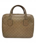 GUCCIグッチ）の古着「ビジネスバッグ」｜ベージュ