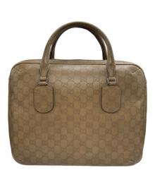 GUCCI（グッチ）の古着「ビジネスバッグ」｜ベージュ
