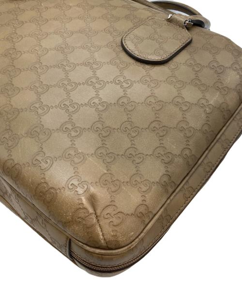 GUCCI（グッチ）GUCCI (グッチ) ビジネスバッグ ベージュの古着・服飾アイテム