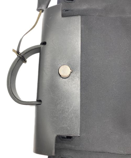 HERMES（エルメス）HERMES (エルメス) レザーキャンバスバッグの古着・服飾アイテム