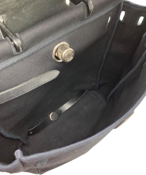 HERMES（エルメス）HERMES (エルメス) レザーキャンバスバッグの古着・服飾アイテム