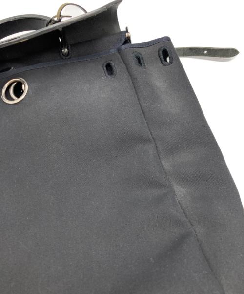HERMES（エルメス）HERMES (エルメス) レザーキャンバスバッグの古着・服飾アイテム