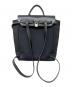 HERMES (エルメス) レザーキャンバスバッグ：80000円