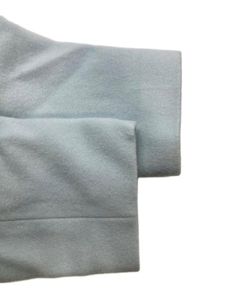 KUMIKYOKU（クミキョク）KUMIKYOKU (クミキョク) 2WAYショートビーバー フーテッドコート ブルー サイズ:S2の古着・服飾アイテム