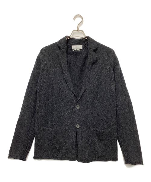 TOMORROW LAND tricot（トゥモローランド トリコ）TOMORROW LAND tricot (トゥモローランド トリコ) ウールメランジ襟付きカーディガン グレー サイズ:Sの古着・服飾アイテム