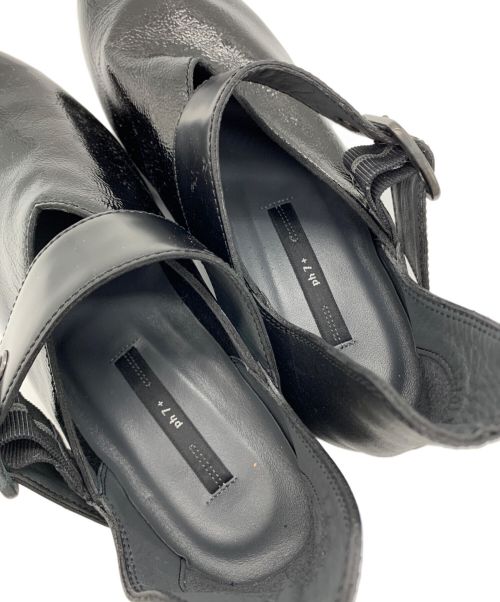 ph7（ペーハーセブン）ph7 (ペーハーセブン) ワンストラップバブーシュ ブラック サイズ:36の古着・服飾アイテム