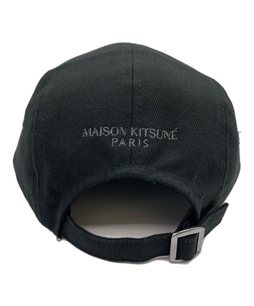 maison kitsune（メゾンキツネ）maison kitsune (メゾンキツネ) キャップ ブラックの古着・服飾アイテム
