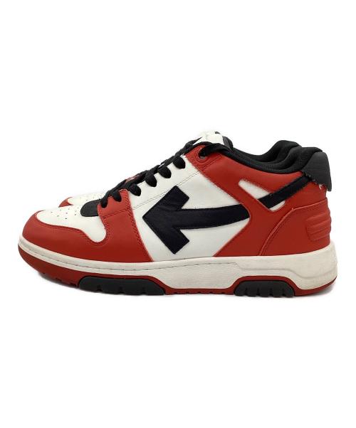 OFFWHITE（オフホワイト）OFFWHITE (オフホワイト) OUT OF OFFICE  スニーカー レッド サイズ:43の古着・服飾アイテム